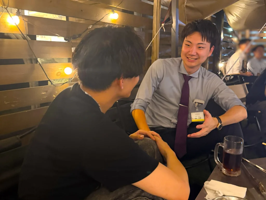 ［画像：愛知開催・内定者懇親会の様子］